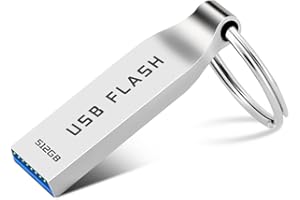 Roowike USB Stick 512GB - Speicherstick USB 3.0 Wasserdichter USB-Stick Lagerkapazität USB-Flash-Laufwerk 512GB mit Schlüsselring für Computer Tablet PC Laptop Auto Geräte Externe Datenspeicher