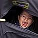 SnoozeShade Plus - Sunshade and Baby Sleep Aid (6 Months and Above, Steel Grey Trim)