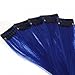 SODIAL(R) 5 Pcs Colored Clip-on In Hair Extensions Straight Wigs Hairpieces 25 Inch Long - Dark Blue