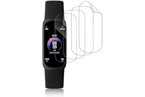 Firekite 4 Stück Schutz für Fitbit Inspire 3 Schutzfolie, Ultradünn TPU Screen Protector für Fitbit Inspire 3 Folie, Selbstheilend Blasenfrei Displayschutz, Anti-Kratz, Anti-Öl