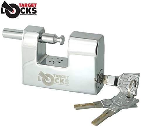Target Locks® TLR02 High Security Rectangular Alarmed Padlock