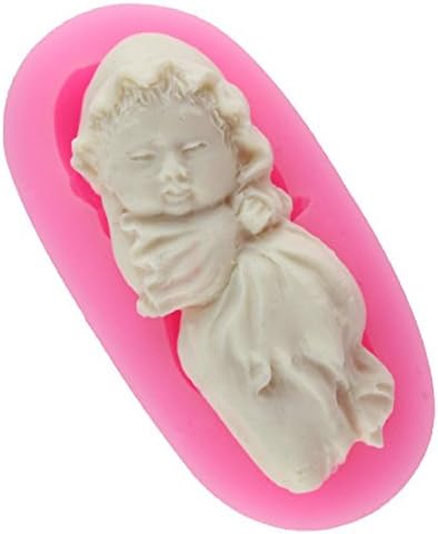 Silicone Mold Food Grade Girl Sleeping
