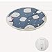 Produktbild DMZYZZ Jahrgang Heizung PET Pad Elektrisch, Wasserdicht Warm Pflegeleicht Matten, konstante Temperatur Hunde Bettdecke für den Winter,Blue,45x45cm