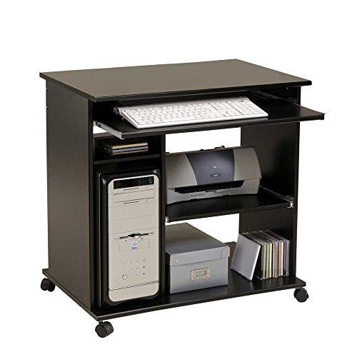 Computertisch PC Tisch schwarz Lora Pharao24 Computertisch PC Tisch schwarz Lora Pharao24