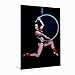 Produktbild Premium Textil-Leinwand 80 cm x 120 cm hoch Aerial Hoop | Wandbild, Bild auf Keilrahmen, Fertigbild auf echter Leinwand, Leinwanddruck