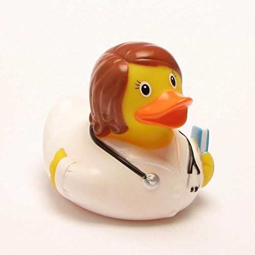 Preisvergleich Produktbild Designer Badeente Ärztin Bedruckt,aus Kunststoff.