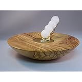 Kerzenhalter Kerze Wachskugeln Olivenholz, Olive, Oliven Holz