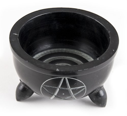 Berk ST-081 Räucher-Zubehör – Specksteinschale Pentagramm, mittel - 2