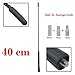 Produktbild Auto Antenne 40cm Kurzstabantenne Dachantenne Radio Stabantenne Kurzantenne Fahrzeugantenne für empfang AM&FM Inkl. 3 universelle Adapter M4, M5 und M6 - INION