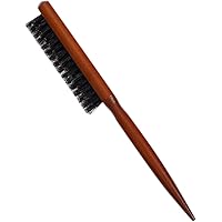 TSLRSA Spazzola con Setole di Cinghiale - per Capelli, Naturale, Professionale Pettini, Massaggio del Cuoio Capelluto