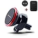Price comparison product image Faost Universal Air Vent Car Mount Pack,2 in 1 Vent Holoder w/Magnetic 1 Step Mounting Technology n Hexa Neodymium Core for iPhone 7,P9,Samsung,Mini iPad,tablet,Kindle and more Blue/Red/Golden/Silver (Red)