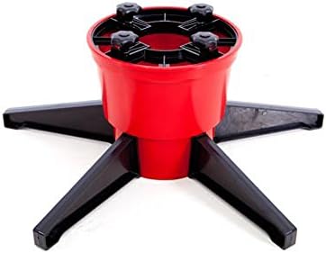 Needle Stop Airflow Watering Real Christmas Tree Stand - Red/Black, Large