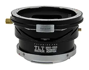 Fotodiox Pro TLT ROKR - Tilt/Shift Lens Mount Adapter Compatible with Mamiya 645 (M645) Mount Lenses to Canon RF Mount Mirrorless Camera Body