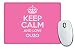 Produktbild Pink Keep Calm und Love Ouzo Mauspad Farbe 2725