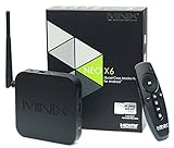 Mini NEO X6 - Servidor multimedia (Quad Core 1.5 GHz, 1 GB RAM, 8 GB eMMC, 2 x USB 2.0, WiFi, HDMI, H.265), negro