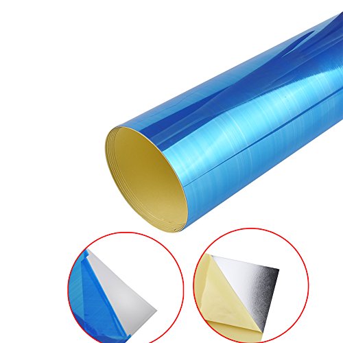 Spiegelfolie 150 x 58cm (EUR 18,38/m²) Spiegel Folie Wandspiegel selbstklebend Klebefolie WENKO (1 Rolle)
