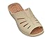 Produktbild Damen Pantolette Sandalen Komfort Kork Hausschuhe Arbeit Modell 050 (41, Beige)