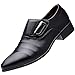 Produktbild Herren Uniform Berufsschuhe Mokassin Halbschuhe Elegant Businessschuhe Lederschuhe Hochzeit Schuhe,Männer PU Leder Business Anzug Schuhe Atmungsaktiv Oxford Loafers für Party Hochzeit Freizeit Schuhe
