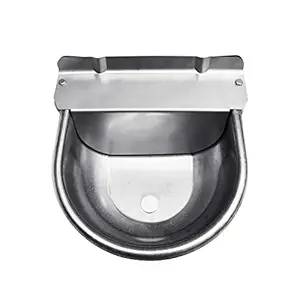 Automatic Horse Waterer Upgraded Livestock Water Bowl Stainless Steel Trough for Cattle Cow Pig Sheep Pet Dog