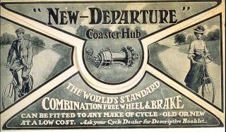 New Departure Coaster Hub for Bicycles - Vintage Mouse Mat