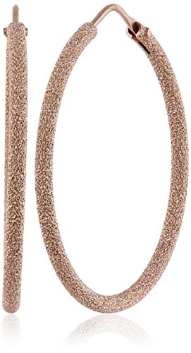 MTS Damen-Creolen 925 Sterling Silber rhodiniert diamantiert rosevergoldet OR-09-30 Y