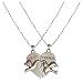 Men StyleSilver Look best Friend Joining Two Piece Magnetic Couple Valentine Pendent RS.299.00