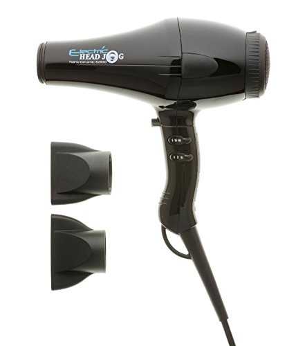 HAIRTOOL 6000 Black Electric Head Jog Nano Ceramic Hairdryer