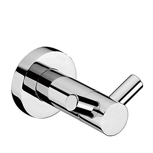 Handtuchhaken Bademantelhaken Kleiderhaken Wandhaken Edelstahl 2 Haken selbstklebend Nickel Haken gebürstet - 8