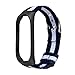 Produktbild Upxiang Armband für Xiaomi Mi Band 4 Nylon Ersatzband Wrist Band Strap Uhrenarmband mit Lünette Verstellbare Fitness Tracker Sport Armbänder