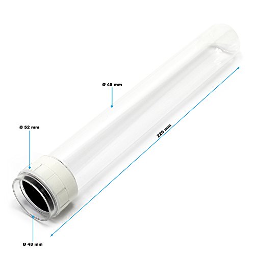 Ersatzteil für SunSun Teichklärer CUV-218 – Quarzglas-Hülse A - 2