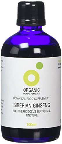 Organic Herbal Remedies 100 ml Siberian Ginseng Tincture