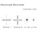 Produktbild 0.01 mm Mikroskop Stage Micrometer Cross Dot Mikroskop Calibration Ruler Slides
