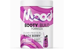 ‎B BODYGYM NUTRITION Booty Pump Booster - Gym Workout & Po Push Muskel Aufbauen - Butt Gym Protein Limo - Big Glutes Booster - Po Muskeltraining - Muscle Gain & Booty Growth (400g, Black Berry)