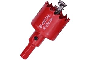 Zhongtou Frese a Tazza per Legno 35mm Punte a Tazza M42 HSS Metallo Sega a Tazza Universale per Cartongesso Legno Alluminio Plastica Cartongesso