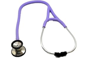 Valuemed® Cardiology Stethoscope - Professional Doctors/Cardiologist Supplied Boxed with spares Purple Tubes