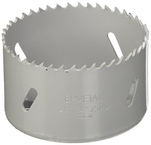 Krino 2106007500 Sierra de corona HSS bimetálica a dentado variable, Gris, 75 mm