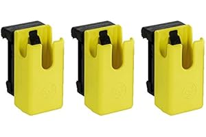 GHOST INTERNATIONAL Ghost Kit 3 Porta Caricatori per Tiro Dinamico Sportivo | 3 x PortaCaricatore Universale 360° Hybrid in ABS con Clip Rotativa | per Caricatori Bifilari ad Alta Capacità | Tiratori Destri o Mancini