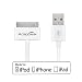 Produktbild [zertifiziert von Apple] ACEPower® Extra Long 3M Apple USB Kabel Synchronisieren-und Laden-Kabel mit 30 Pin Anschluss für iPhone 4S 4 3GS, iPad 2 3, iPod touch 2 3 4, iPod nano 6 (Weiß)