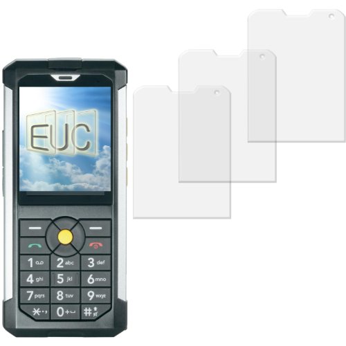 Preisvergleich Produktbild 3 x Displayschutzfolie klar / wie unsichtbar für CAT B100 von Caterpillar