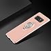 Produktbild Galaxy Note 8 Hülle, SsHhUu 360 Degree Rotating Ring Magnetic Car Mount Rugged Stoßdämpfung & Staubabweisend Kompletter Schutz Hybrid-Koffer Telefon Kasten für Samsung Galaxy Note 8 6.3" - Rose Gold