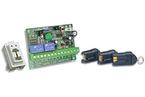 KIT SCHEDA CHIAVE UNIVERSALE CON 3 CHIAVI ELETTRONICHE HILTRON CON INSERITORE