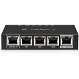 Ubiquiti Networks ER-X Ethernet/LAN Noir Routeur connecté - Routeurs connectés (10,100,1000 Mbit/s, Ethernet (RJ-45), Noir)