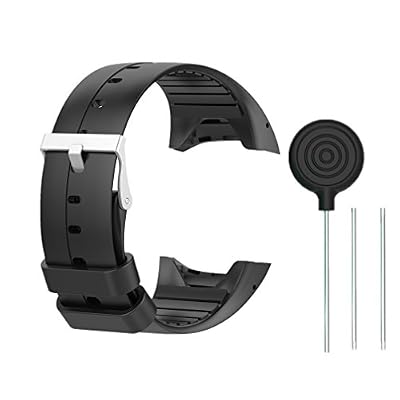 Meiruo Bracelet pour Polar M400/Polar M430, Bracelet de montre pour Polar M400/Polar M430 (Noir)