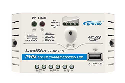 EPSOLAR PWM controlador ls1012eu 10 A 12 V epever PWM LandStar Solar controlador de carga construido en 5 V 1.2 A Salida USB Terminal
