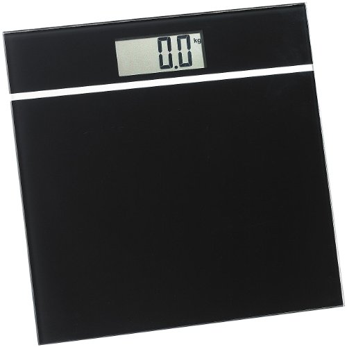 newgen medicals Edle Glas-Personenwaage,bruchsicher, für AAA Batterien, bis 180 kg