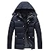 Produktbild Mens Casual Warm Stehkragen Pullover Winter Herrenmantel, EUZeo Reißverschluss Mantel Outwear Steppjacke Kapuzenjacke Winterjacke Hooded Puffer Jacke Einfach Kapuzenpullover