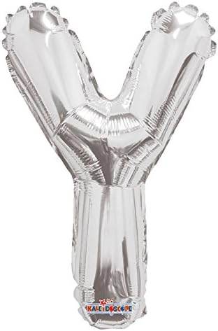 14" Silver Letter Y Balloon
