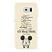Produktbild Samsung Galaxy S6 Case, Customized Disney Walt Disney Quotes White Hard Shell Samsung Galaxy S6 Case, Walt Disney Quotes Galaxy S6 Case(Not Fit for Galaxy S6 Edge)