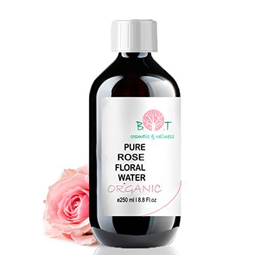 Idrolato bio di rosa acqua aromatica pura al 100% acqua floreale 250 ml