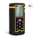 Produktbild Professional Portabler Laser-Entfernungsmesser, Aomaso Digital-Maßband-60m Laserabstand (Messbereich 0,05 ~ 60m / ± 2,0mm mit LCD-Hintergrundbeleuchtung, Staub- und Spritzwassergeschützt IP54) inkl. Volumen / Fläche / Pythagoras / Kontinuierliche Messungen